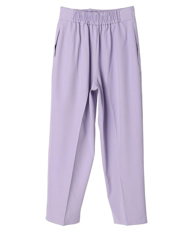 Green Parks 裾スリット／選べる美脚みえパンツ Lavender