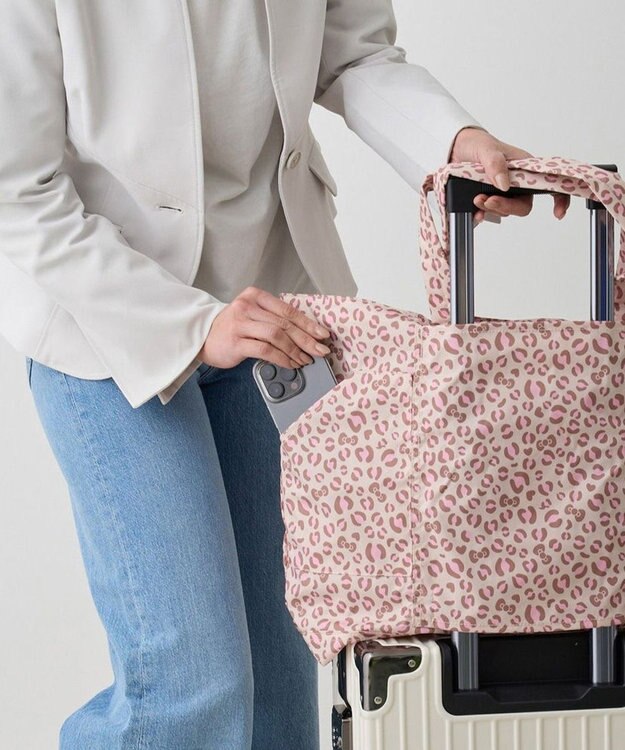 ROOTOTE 8395【サンリオ】IP.グランデ.パッカブル.ハローキティ-A 03：レオパード