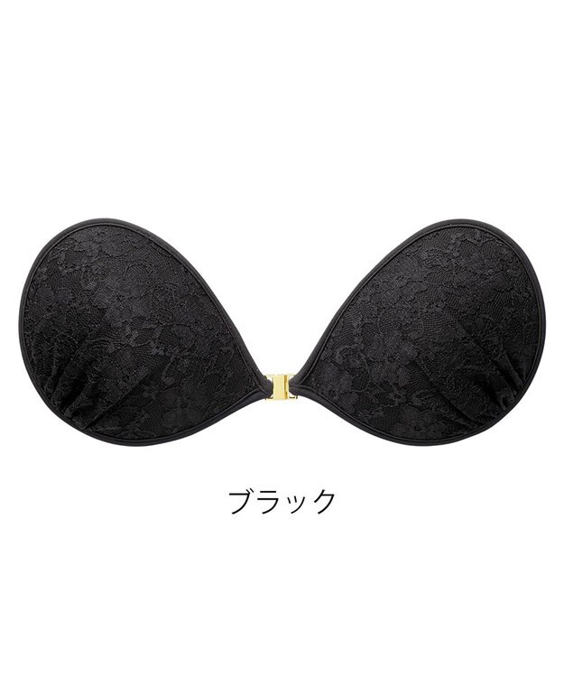 BRADELIS New York 【NuBra / ボリュームアップ】パテッドヌーブラ フェリス 蒸れにくい バックレス コレクション デザインヌーブラ 正規品 ブラック