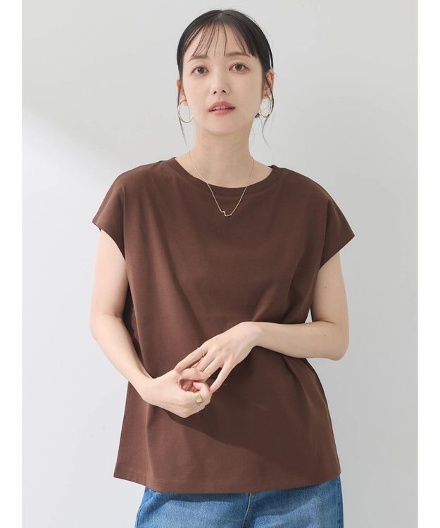 earth music&ecology フレンチＴ Brown