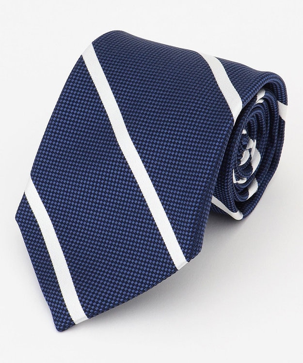 J.PRESS MEN 【GEOMETRIC JACQUARD COLLECTION】ジオメトリックジャガード ネクタイ ダルブルー系1