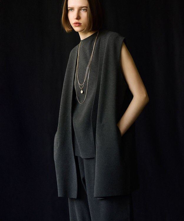 23区 クリッカーコインＷチェーンネックレス ゴールド系