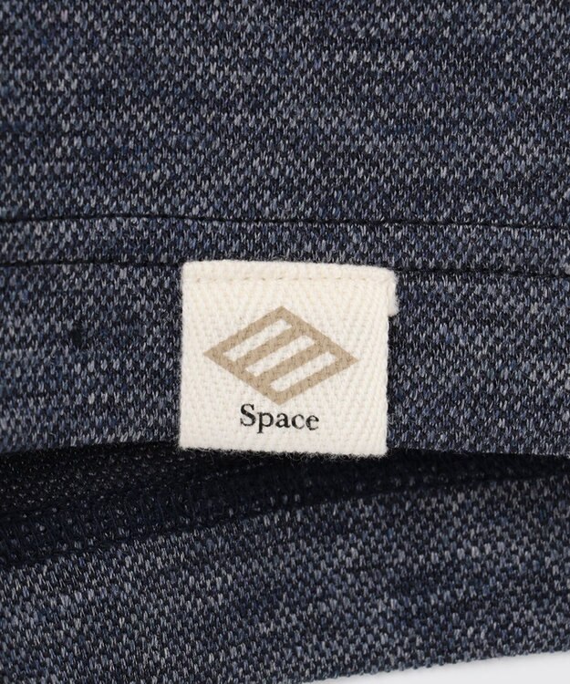 JOSEPH ABBOUD MOUNTAIN 【SPACE／UNISEX】リネンハニカム Tシャツ ダルブルー系