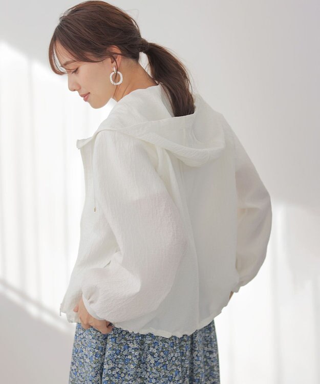 組曲 L シアージャカード ブルゾン ホワイト系