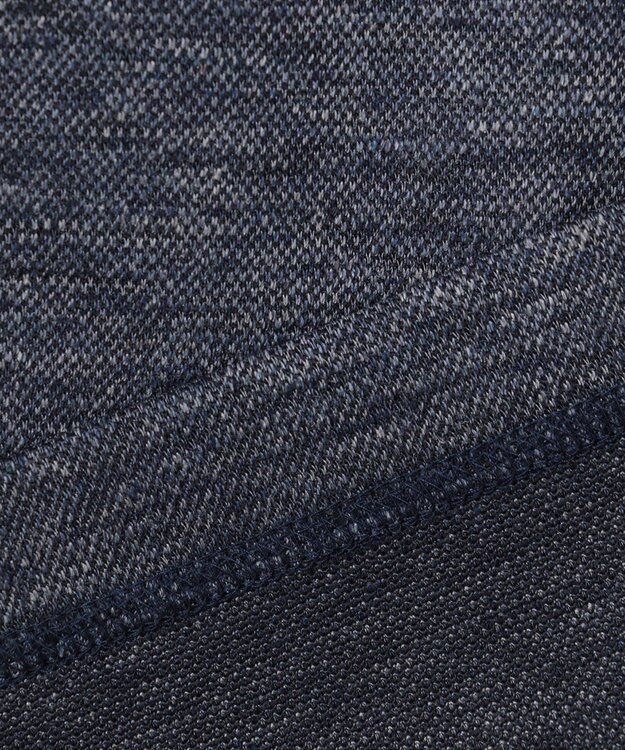 JOSEPH ABBOUD MOUNTAIN 【SPACE／UNISEX】リネンハニカム Tシャツ ダルブルー系