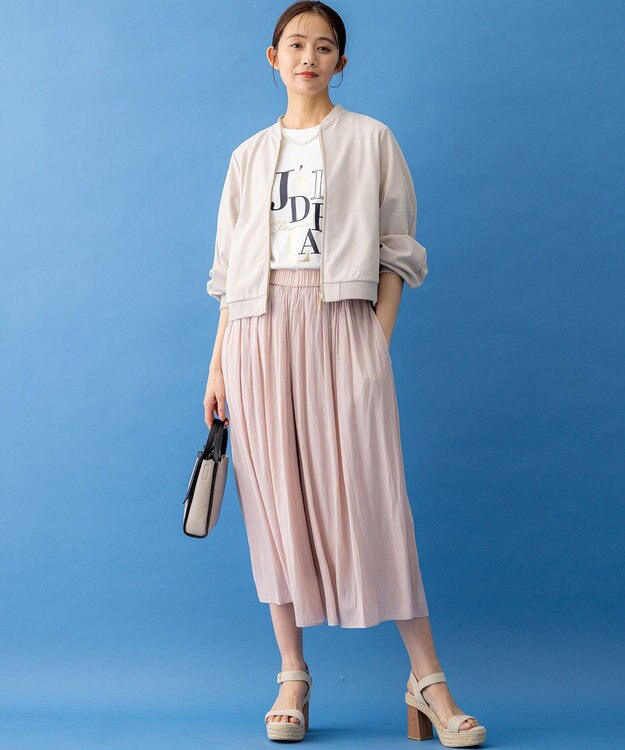 組曲 L ロゴ Tシャツ アイボリー系