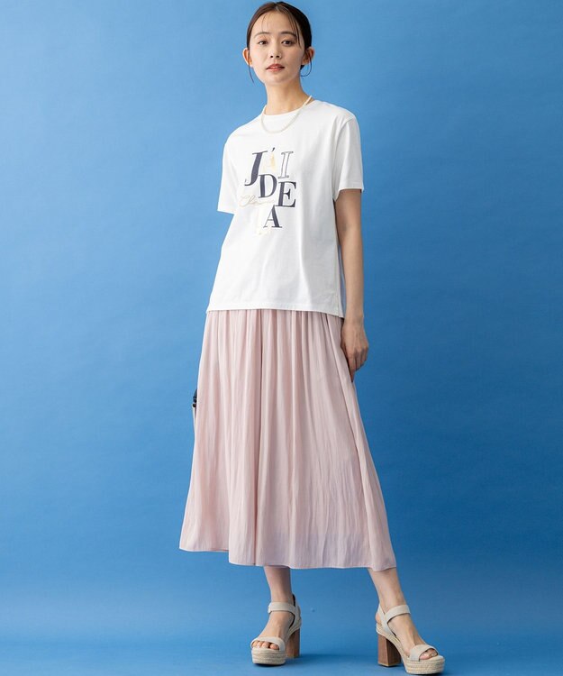 組曲 ロゴ Tシャツ アイボリー系