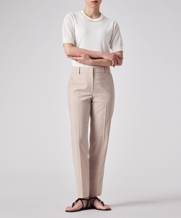 Paul Smith 【洗える】シアー コンビネーション ニット ホワイト