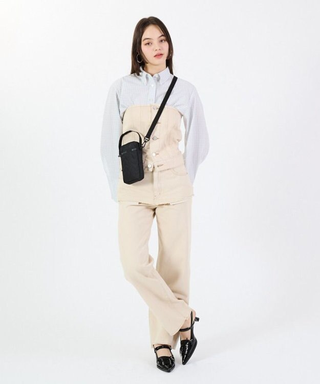 MINI PHONE CROSSBODY/ブラックハートデボス / LeSportsac