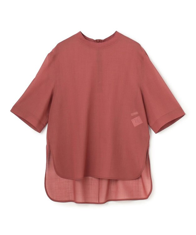 BEIGE， MOYE / スカーフ付き ハーフスリーブブラウス L.Bordeaux