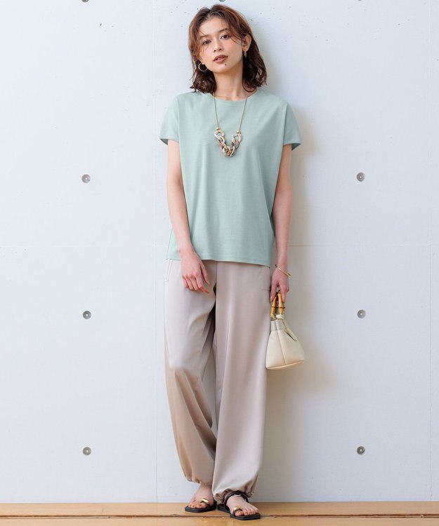 23区 樹脂チェーン ネックレス ベージュ系