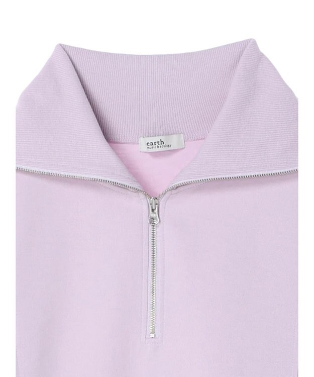 earth music&ecology スタンドｚｉｐダンボールチュニック Light Pink