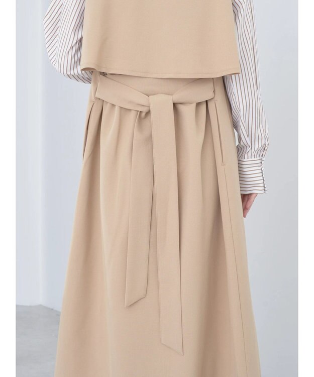 earth music&ecology ロングジレンチ Beige