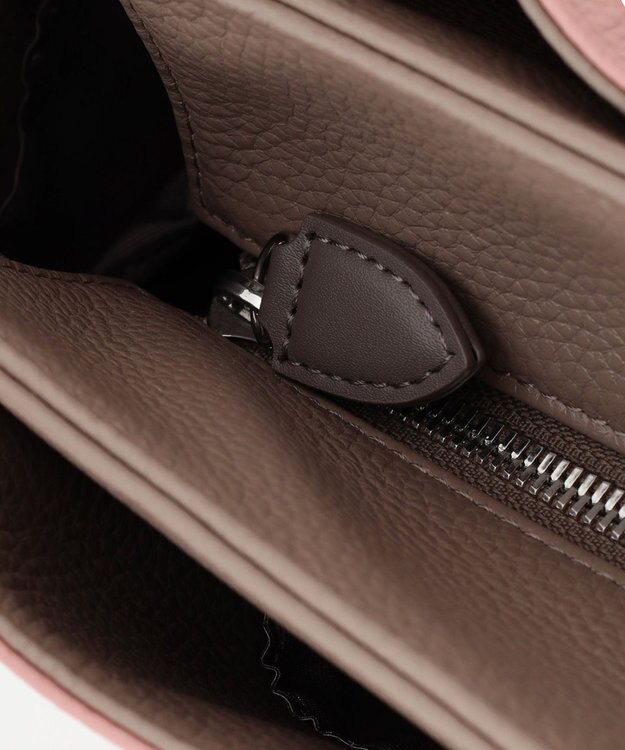 Y'SACCS シュリンクレザートート Mサイズ ピンク