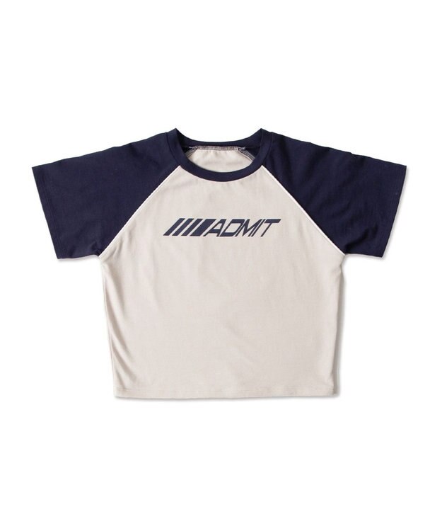 WEGO パイピングラグランT ネイビー