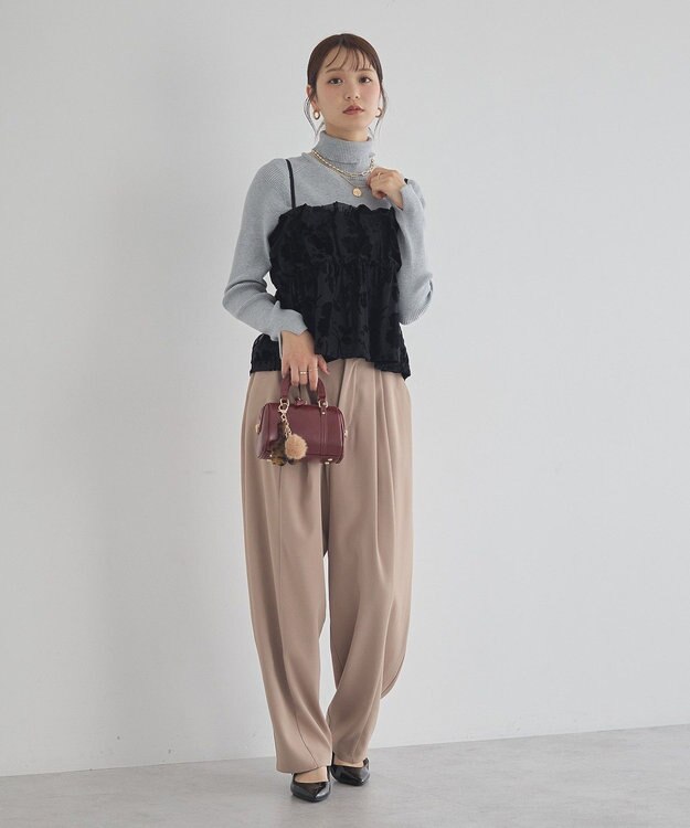 earth music&ecology ミニボストンバッグ Black