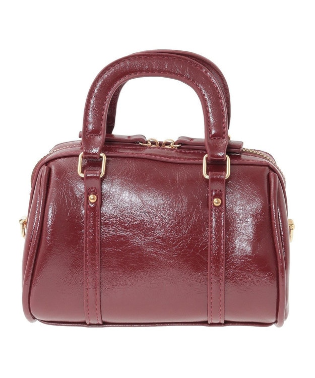 earth music&ecology ミニボストンバッグ Red