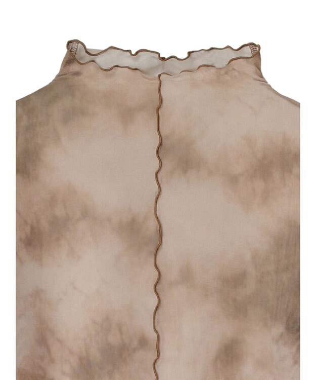 CRAFT STANDARD BOUTIQUE タイダイメッシュボトルネックインナー Mocha