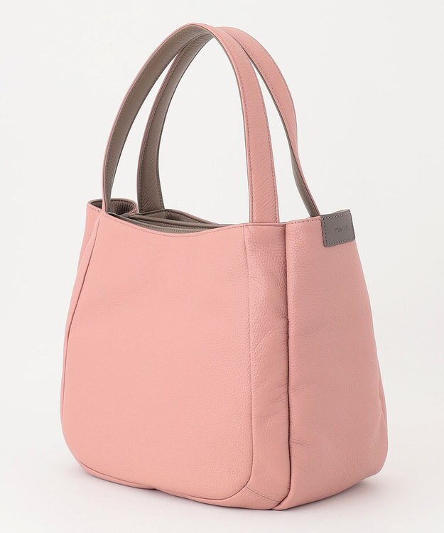 Y'SACCS シュリンクレザートート Mサイズ ピンク