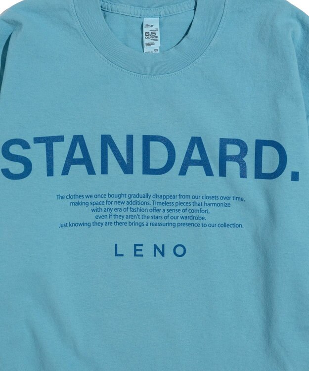 LENO PRINT T-SHIRT【STANDARD】 /　プリントTシャツ BLUE
