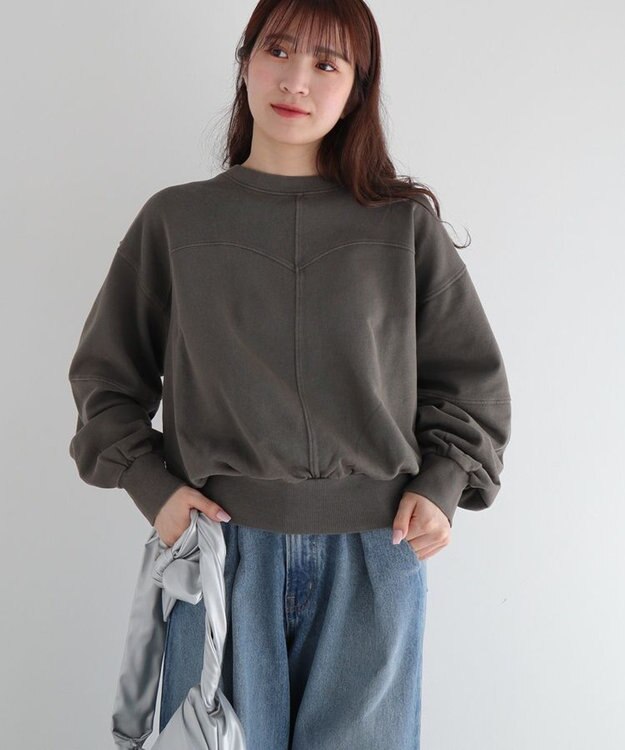 Green Parks ・ＳＵＧＡＲ　ＳＰＯＯＮ　ピグメントスウェット Charcoal Gray