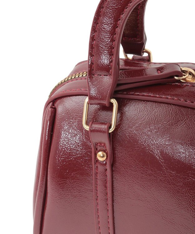 earth music&ecology ミニボストンバッグ Red