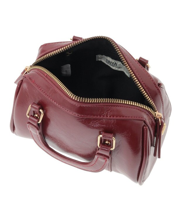 earth music&ecology ミニボストンバッグ Red