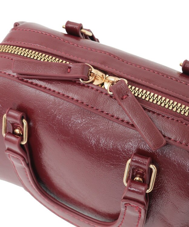 earth music&ecology ミニボストンバッグ Red