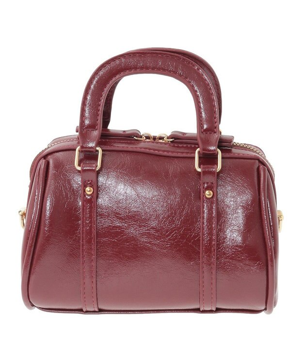 earth music&ecology ミニボストンバッグ Red