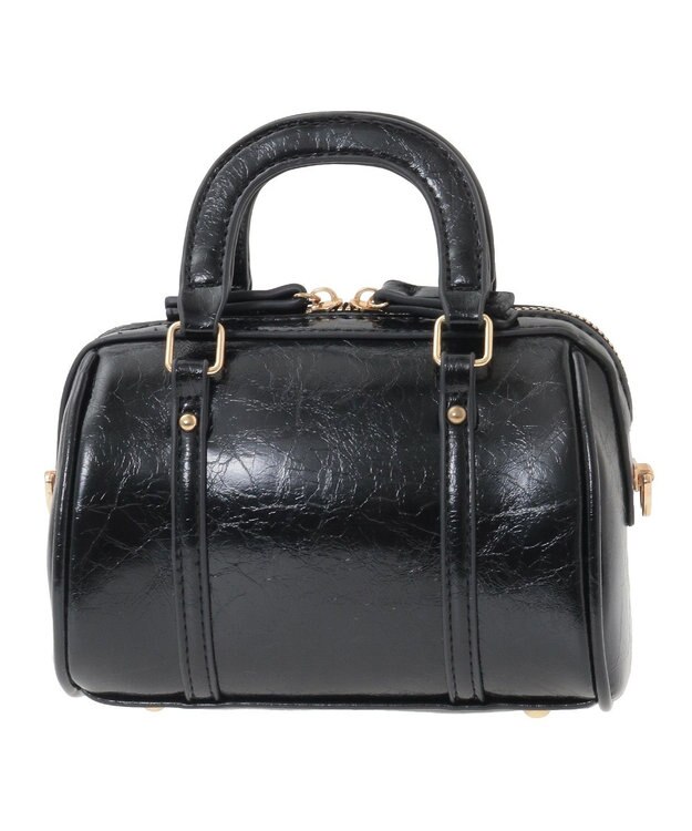 earth music&ecology ミニボストンバッグ Black