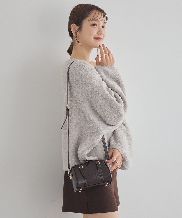 earth music&ecology ミニボストンバッグ Black