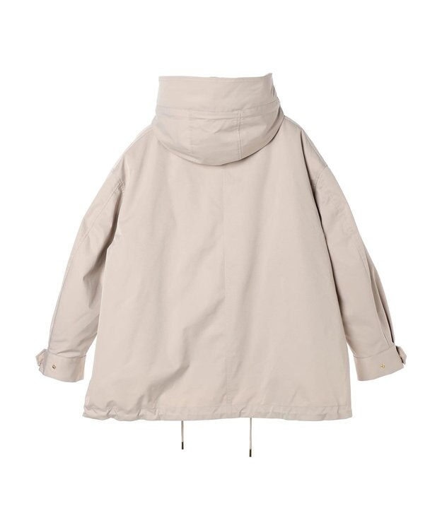 earth music&ecology マルチウェイマウンテンパーカー（ファー） Beige