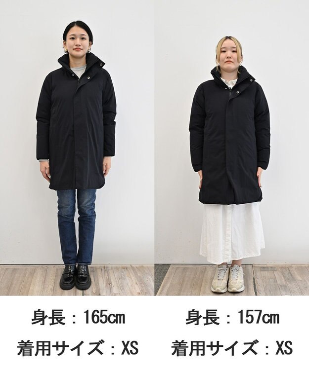 F/ACSION YUKIZURI ダウンコート BLACK