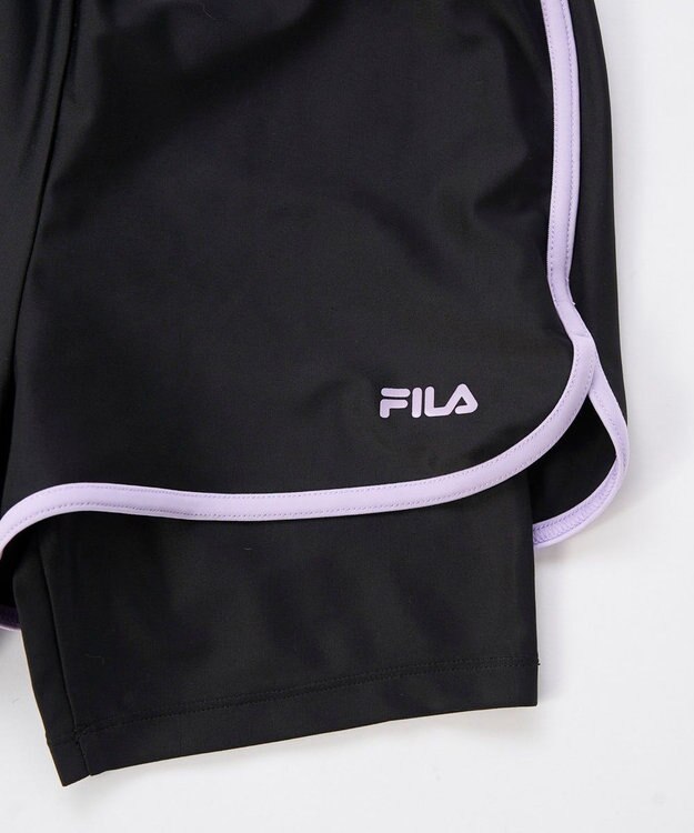 OP／FILA 【FILA】Tシャツ付きスクール水着 パープル
