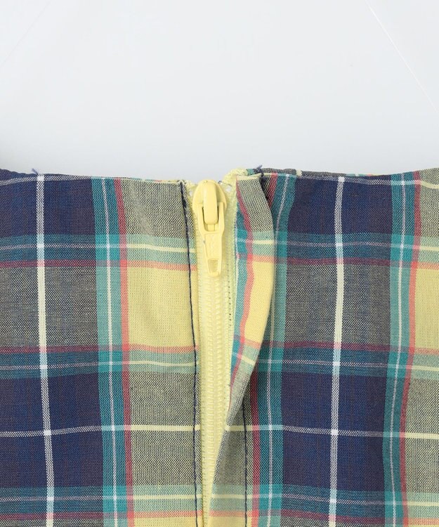 組曲 KIDS 【100㎝】チェック ワンピース イエロー系5