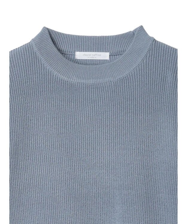 Green Parks ニットドッキングチュニック Blue