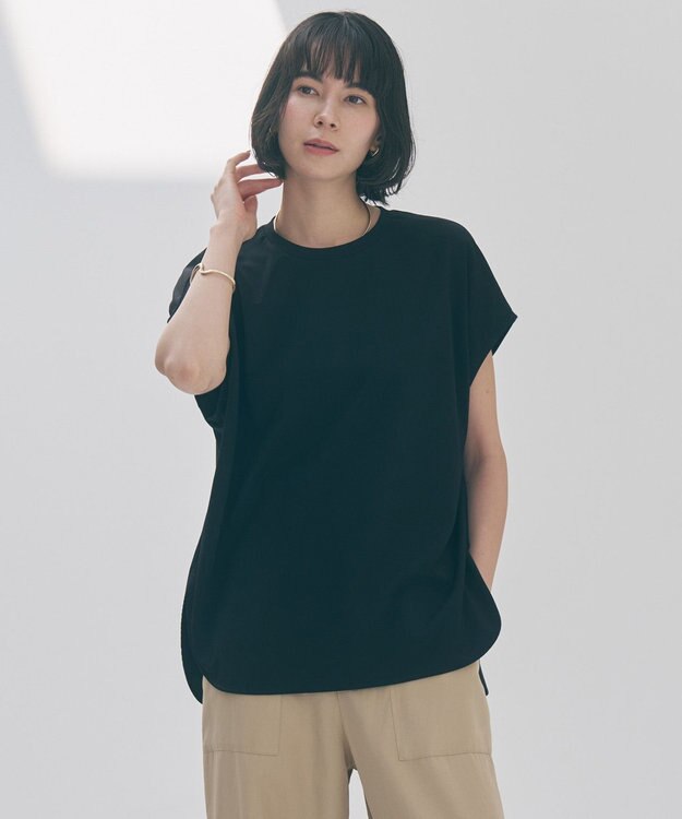 UNFILO BEAUTY FORM-T バックシャーリング Tシャツ ブラック