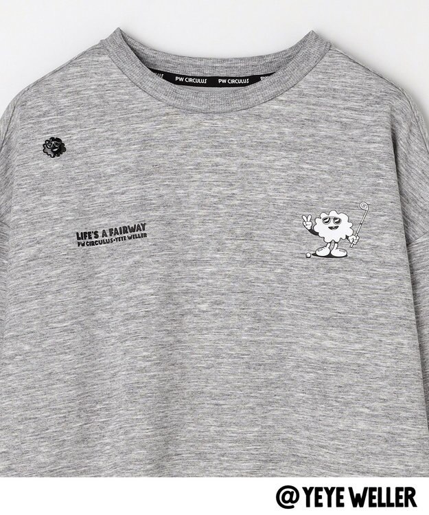 PW CIRCULUS 【UNISEX】【コラボアイテム】Yeyeコラボ スウェット ゴルフ グレー系