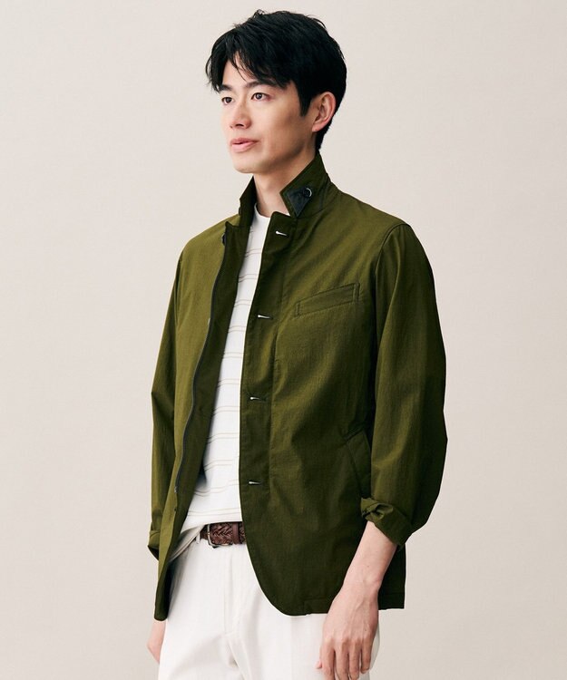 JOSEPH ABBOUD 【キングサイズ・軽量/ストレッチ】アクティブレジャー ジャケット カーキ系