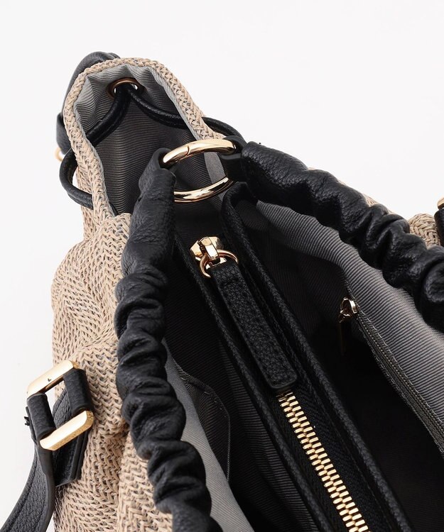 LA BAGAGERIE シャーリング2WAYサマーバッグ グレージュ