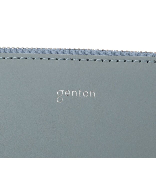 genten 【福財布】アルモニア ミニ財布 ベビーブルー