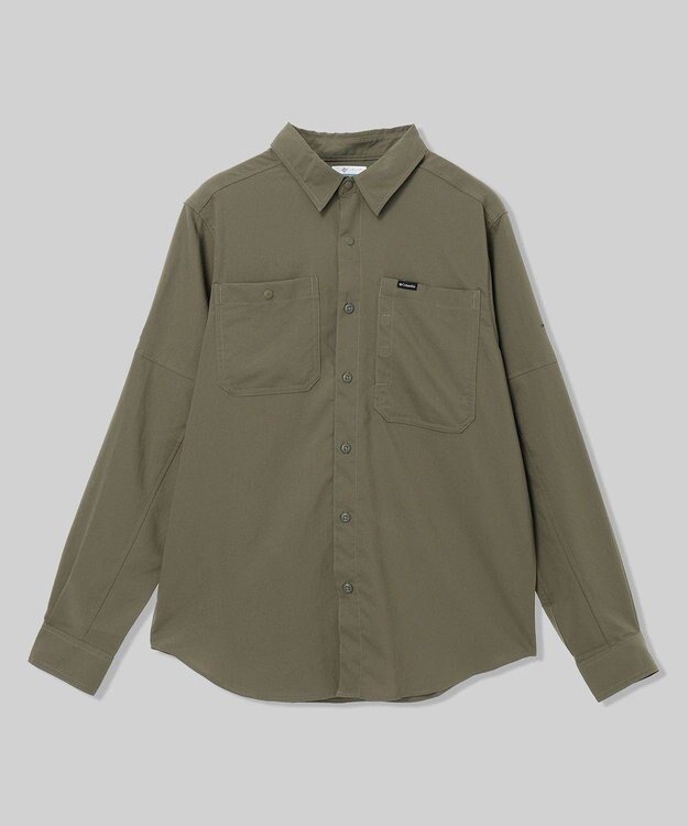 Columbia Columbia/ シルバーリッジユーティリティIIロングスリーブシャツ /コロンビア Stone Green