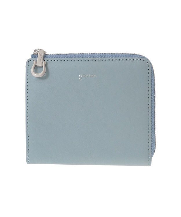 genten 【福財布】アルモニア ミニ財布 ベビーブルー