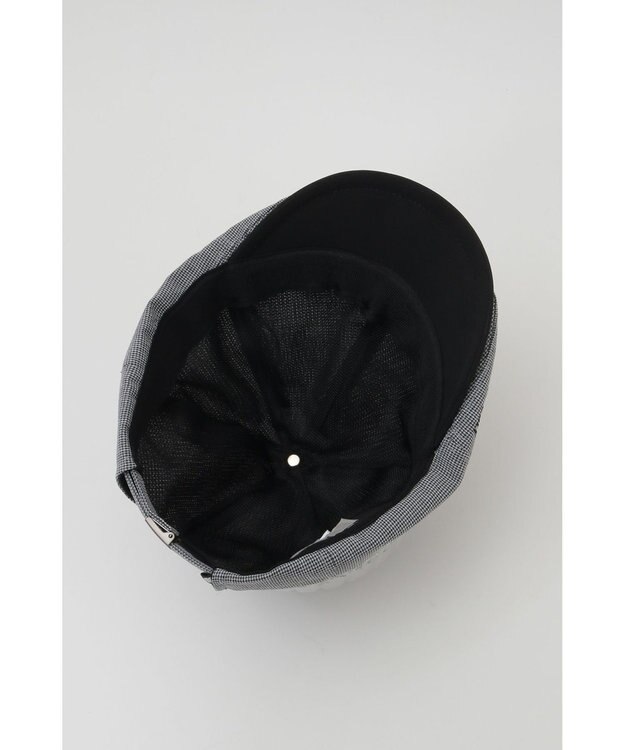 DAKS DAKS GOLFハウンドトゥース ハンティングキャップ ブラック