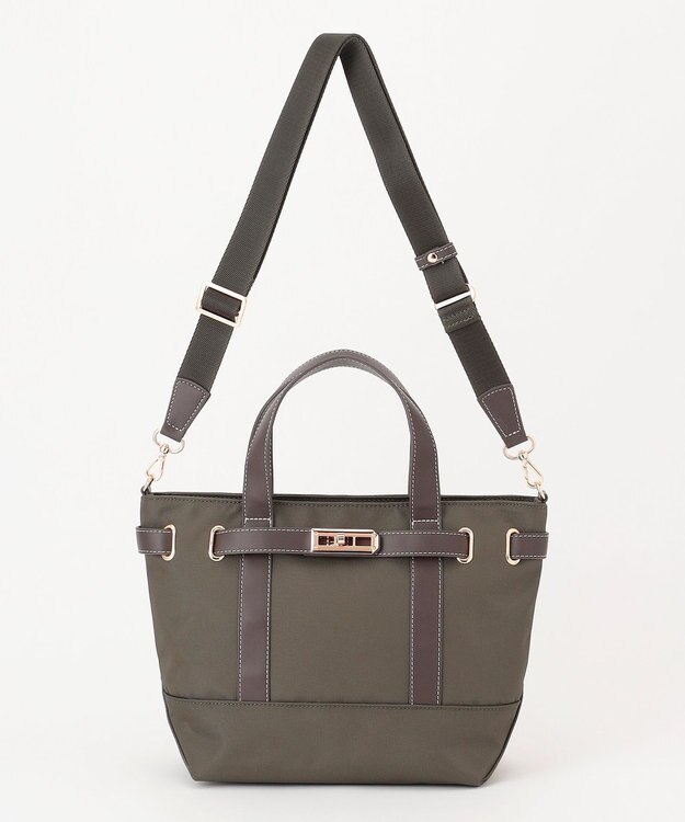 LA BAGAGERIE ベルテッド2WAYミニトート グレー