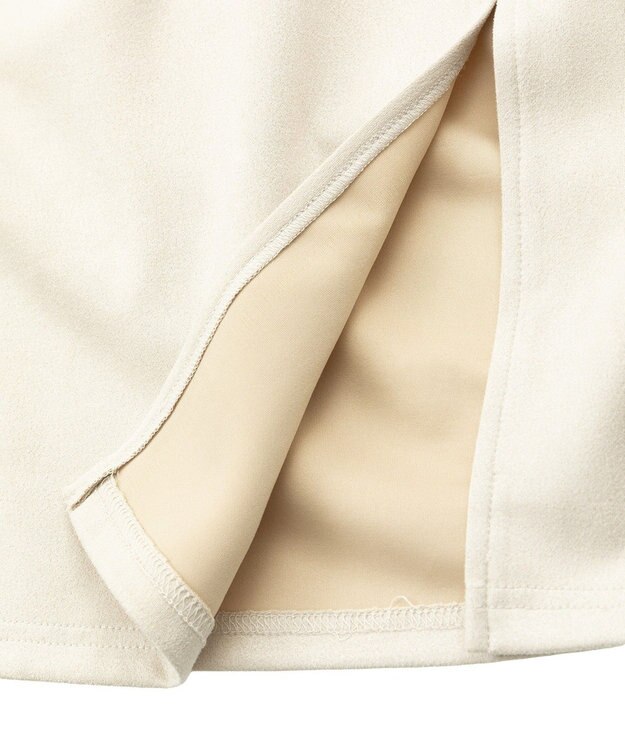 Green Parks なめらかタッチスウェード調ジャンパースカート Ivory