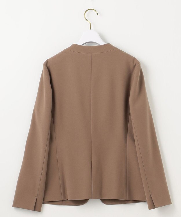 ANY SIS 【保温効果/ストレッチ】シリーズ累計13万枚突破！ビューティサーモ ノーカラージャケット キャメル