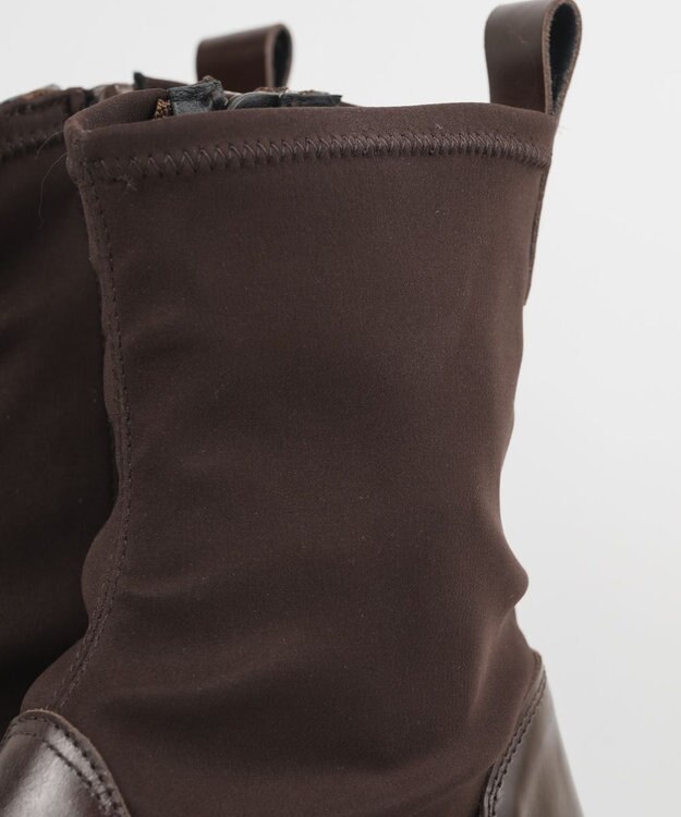 BONTRE 【BONTRE/ボントレ】厚底ストレッチミドルブーツ/40101-UA ブラウン