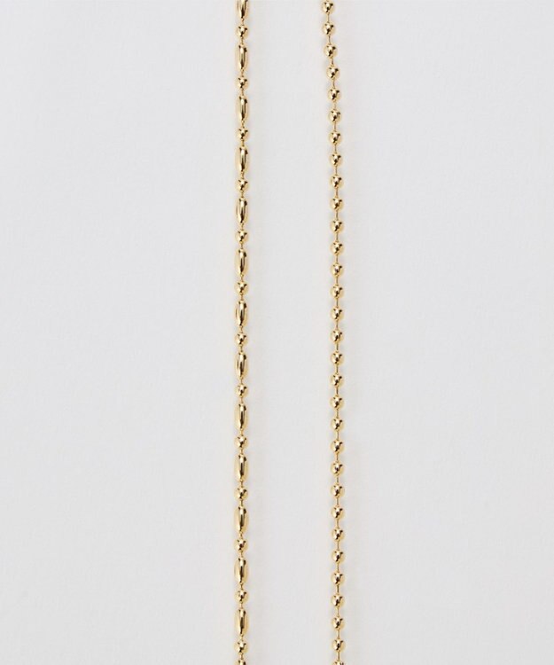 Phoebe 【金属アレルギー対応】リンキーデザインロングチェーンネックレス　ゴールド　ニッケルフリー ゴールド