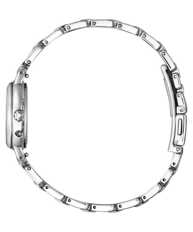 CITIZEN 【替えバンド付き2way 限定モデル】「カフェタイム」をテーマにしたソーラーテック電波時計 シルバー